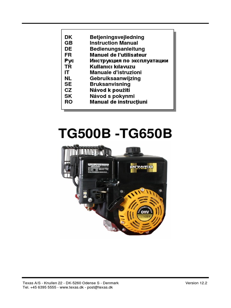 TG500B - TG650B | PDF