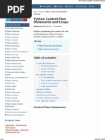 Python Control Flow Statements and Loops: Pynative