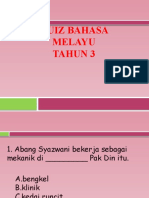 Kuiz Bahasa Melayu Tahun 3