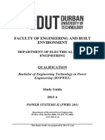 2023A Study Guide-Power System-II