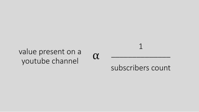 YouTube Channel Subscriber Count | PDF | Wellness