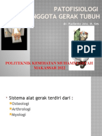 Patofisiologi Anggota Gerak Tubuh: Politeknik Kesehatan Muhammadiyah Makassar 2022