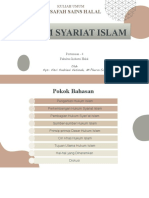 Hukum Syariat Islam: Falsafah Sains Halal