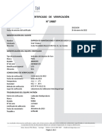 ITEM 18 - Certificado de Verificación N° 19887 INDICADOR DE ROTACIÓN FASE FLUKE MODELO 9040ESPR SERIE 36930607WS