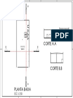 Corte A.A: Área Depósito