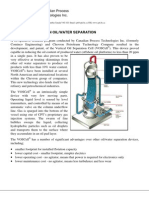 Column Flotation in Oilwater Separation