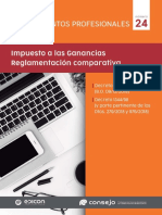 Cuadernos Profesioanales - Ganancias - D. Reglamentarios Comparativos