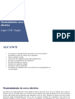 Mantenimiento Cerca Eléctrico: Lugar COB Niquía