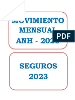 Movimiento Mensual ANH - 2023 Seguros 2023