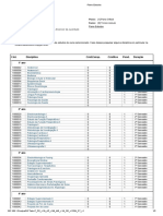 Plano Estudos: Cód. Disciplina Créd - Europ. Créditos Pond. Duração 1º Ano