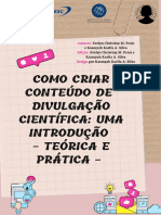 Como Criar Conteúdo de Divulgação Científica: Uma Introdução - Teórica E Prática