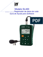 Modelo SL400: Dosímetro/Registrador de Datos de Ruido Guía de Ayuda para Software