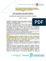 Conferencia R. S. Gagliano Consideraciones y aproximaciones a una práctica profesional