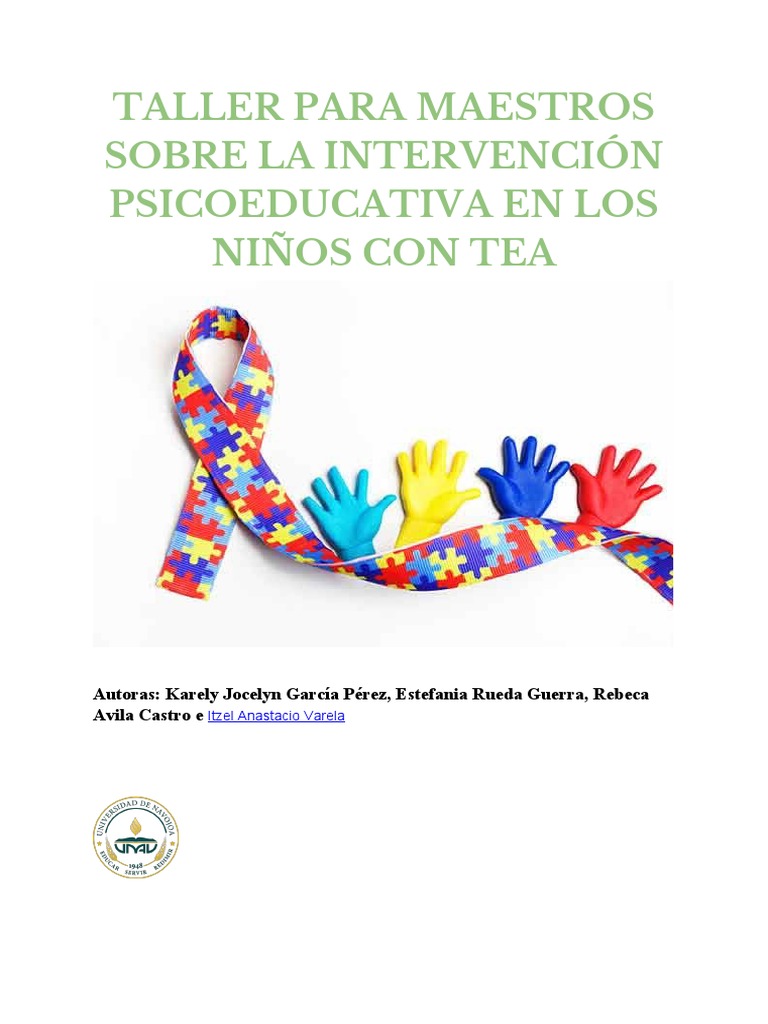 Taller de Autismo para Docentes | PDF | Espectro autista | Aprendizaje