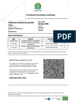 Certificado Nacional de Covid-19.