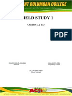 Field Study 1: Chapter 1, 2 & 3