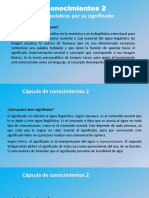 Clasificación de palabras por su significado: significante, significado, referente y connotativo