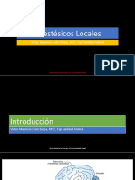 Anestésicos Locales 2016-2