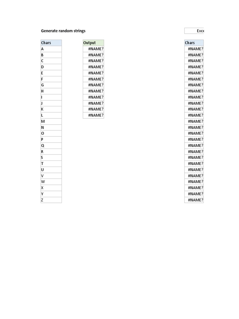 Generate Random Strings PDF