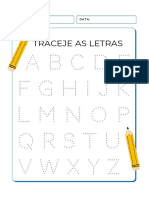 Traceje As Letras: Abcde Fghijk