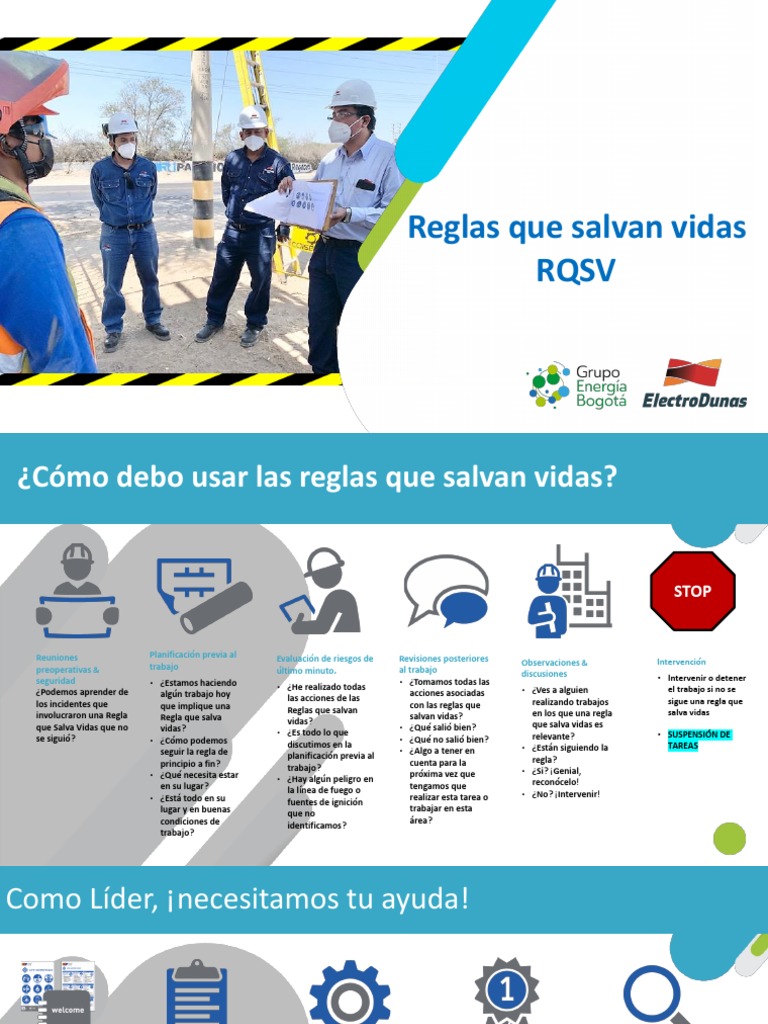 Reglas que Salvan Vidas en el Trabajo | PDF