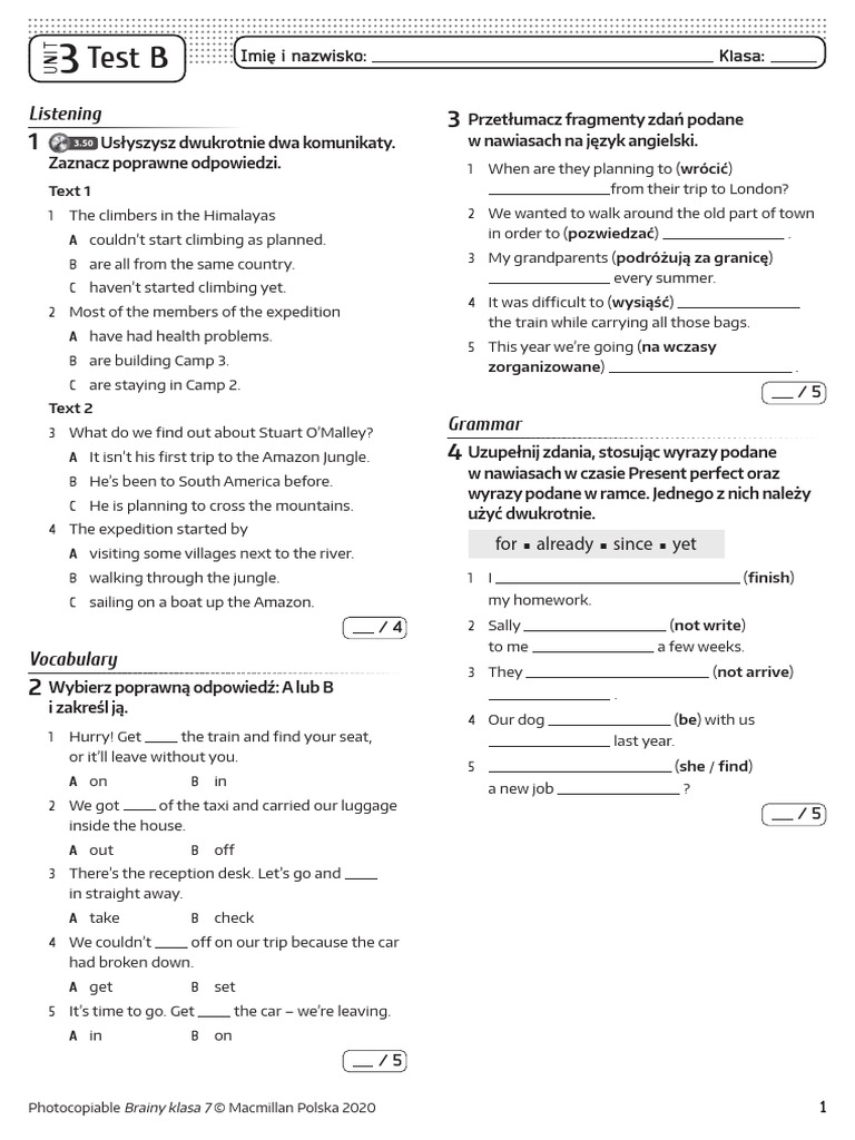 brainy-kl7-unit-test-3-b-pdf