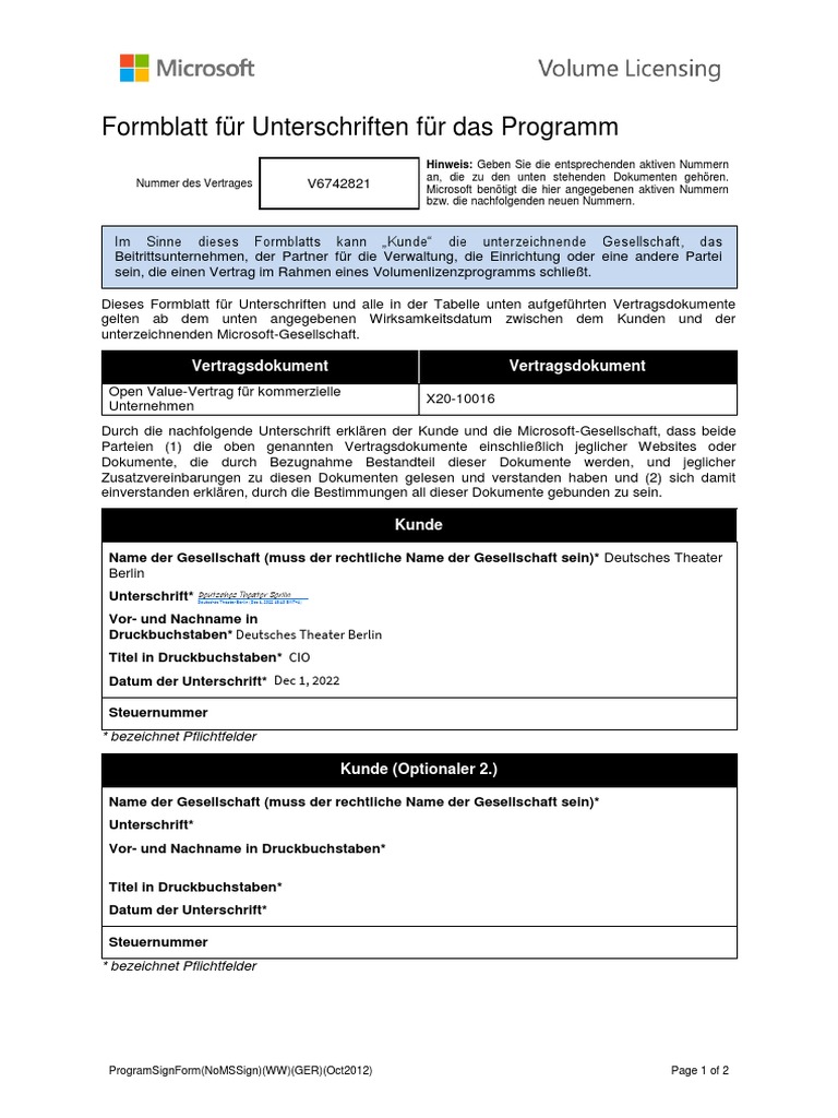 Signature Form | PDF