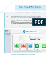 Excel Project Plan Template