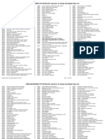 Specimen Crib Sheet