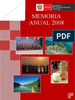 Memoria Mincetur 2008