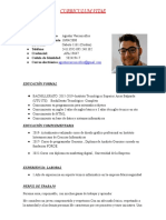 Curriculum Vitae: Datos Personales