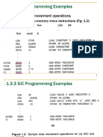 1.3.3 SIC Programming Examples: Sample Data Movement Operations