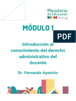 Introducción Al Conocimiento Del Derecho Administrativo Del Docente Jujuy