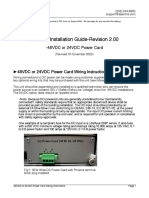 Public - 48VDC or 24VDC Power Card Wiring Instructions