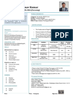 Resume Template (With Work Ex and Certifications)