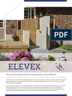 The Elevex Vertical Platform Lift for Heights Up to 1830mm