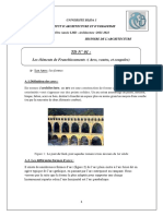 TD #01 Les Éléments de Franchissements - Arcs, Voutes, Et Coupoles