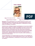 Biografia de Paul Erdos