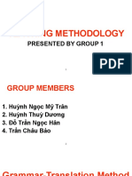 Teaching Methodology - G1 - GTM Vs DM