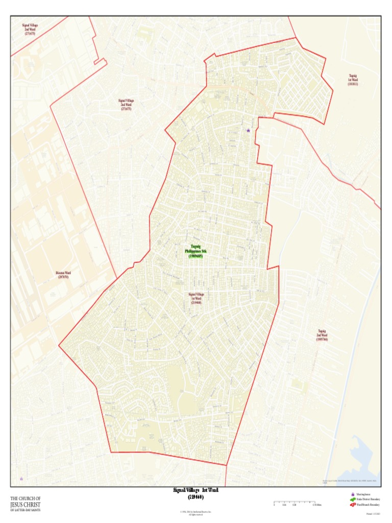 Taguig City Ward Map 2023 | PDF