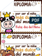 Diplomas Gratuitos Día Del Niño Paramaestroscom Edición Maestra Miriam