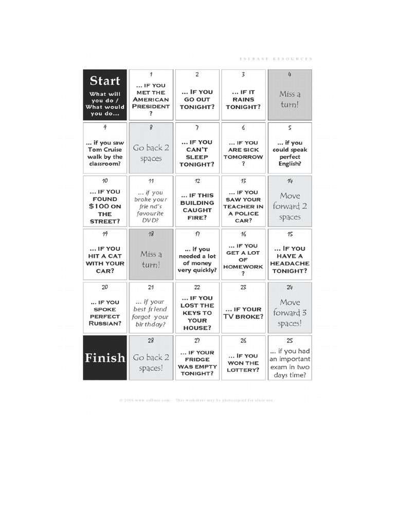 Worksheet Lesson 1b Conditional Game | PDF