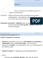 Structura Unui Program in C++: Programare Implementarea / Rezolvarea Unei Probleme (Sarcini) Cu