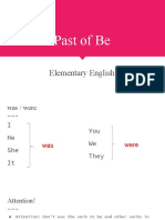 Past of Be: Elementary English