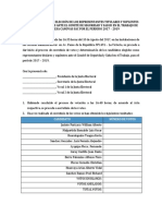 Acta Proceso Eleccion Del CSST - Oficina La Victoria