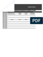 Agenda Diária de Pacientes: Horário Nome RG Motivo Telefone 1 Agenda Dia: 04/06/2020