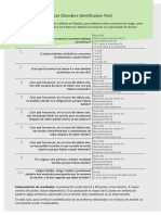 Test AUDIT (Alcohol Use Disorders Identification Test)