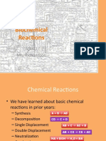 Biochemical Reactions: Sbi4U Ms. Richardson