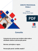 Direito Processual Penal I: Aula 01