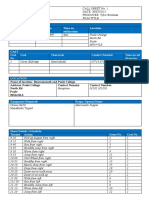 Call Sheet For Filming